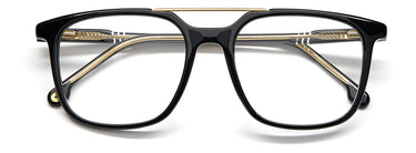 Designer Men Carrera Eyeglasses: 1129 - Striped Black - SpecSMART Eye Clinic (Front View)
